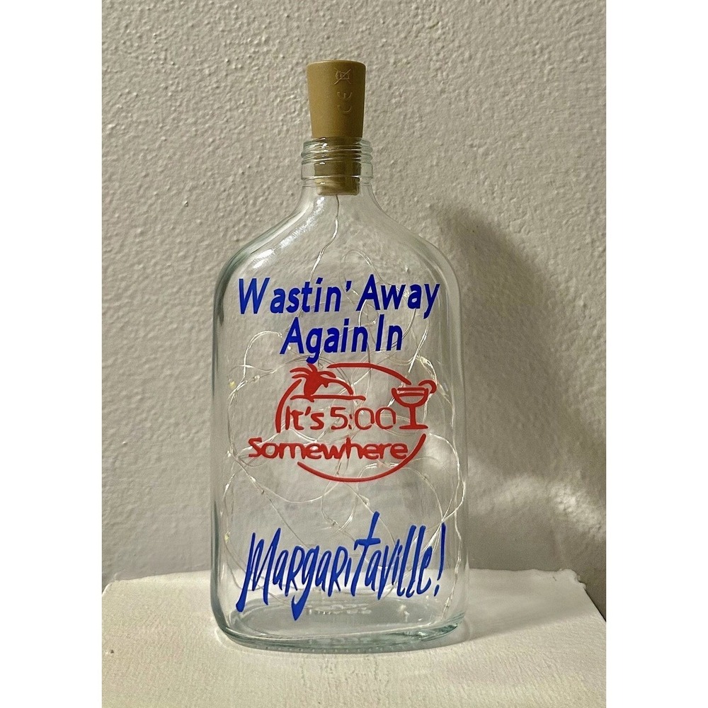 Margaritaville 5 o'clock somewhere Caribbean Decorative bottle